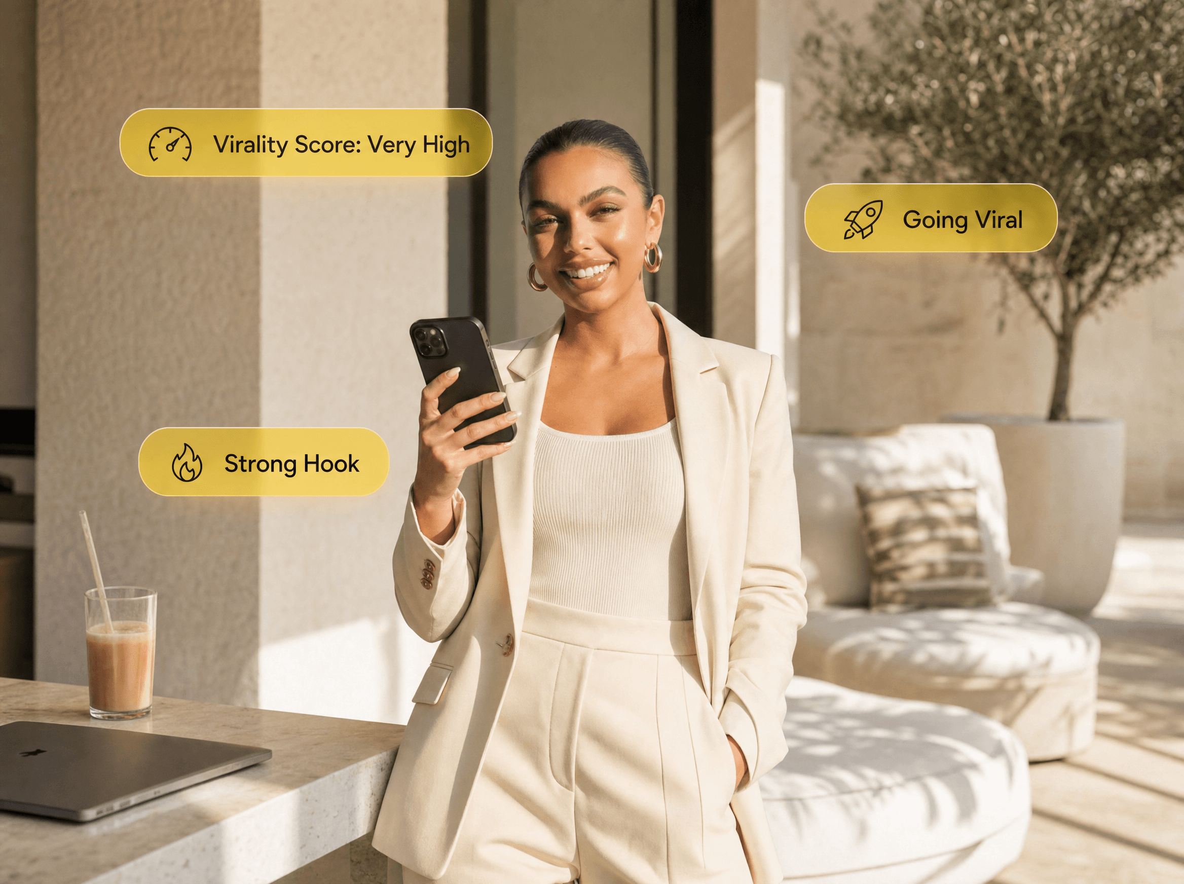 Buzzfy AI virality score